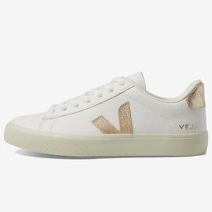 Veja Sneakers in White And Rose Gold